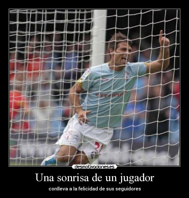 Una sonrisa de un jugador - 