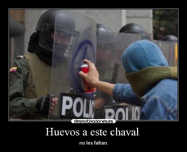 Huevos a este chaval -