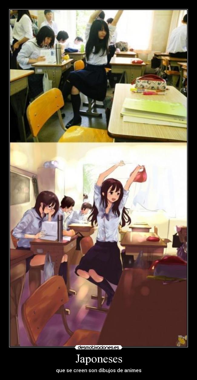 Japoneses - que se creen son dibujos de animes