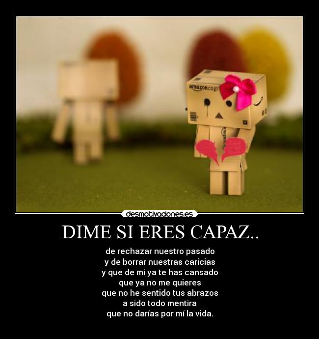 DIME SI ERES CAPAZ.. -