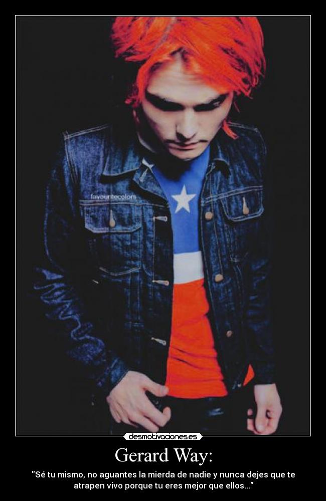 carteles gerard way desmotivaciones