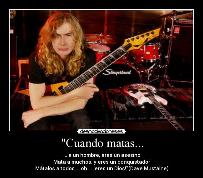 carteles dave mustaine desmotivaciones