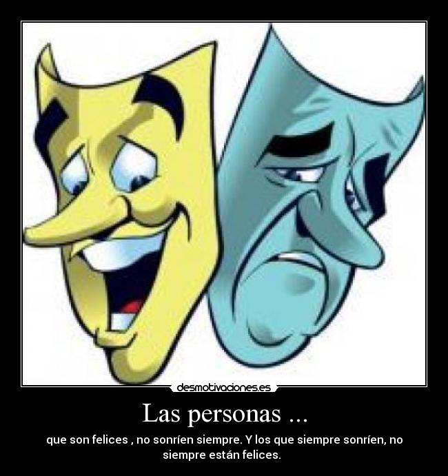 Las personas ... -