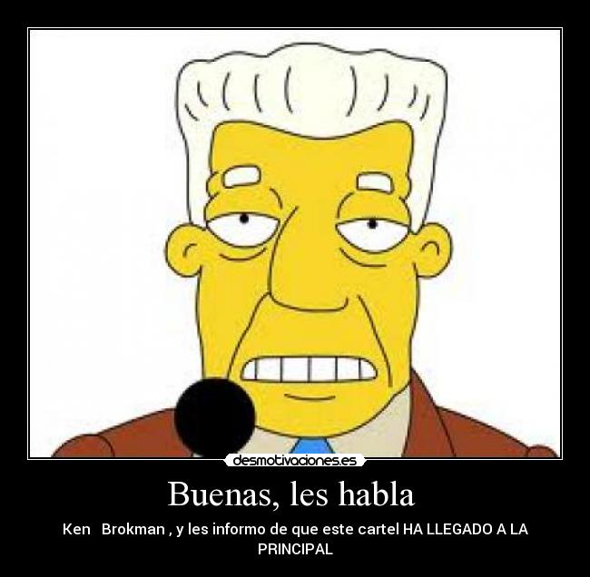 Buenas, les habla  - 