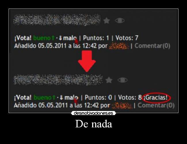 De nada -