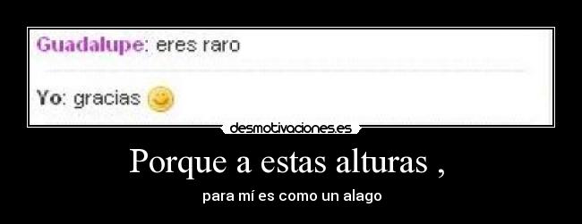 Porque a estas alturas , -