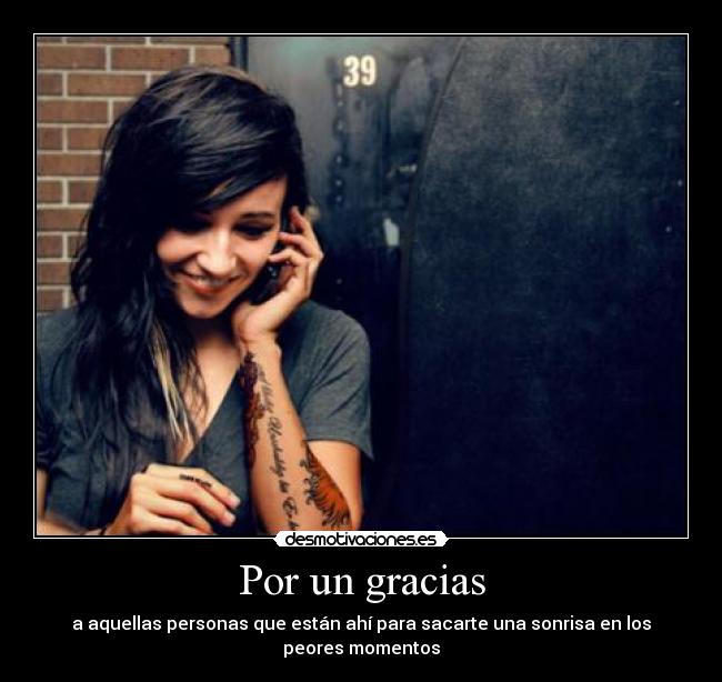 Por un gracias -