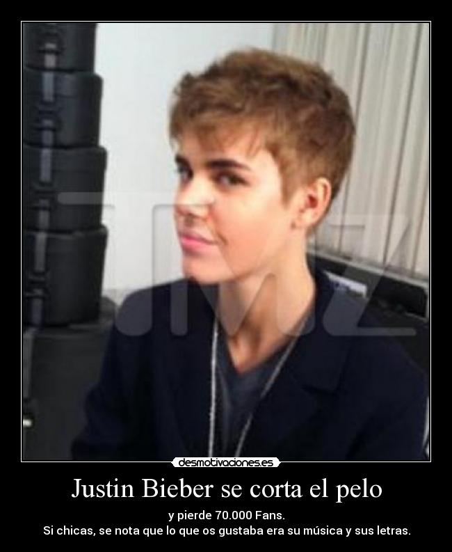 Justin Bieber se corta el pelo - 