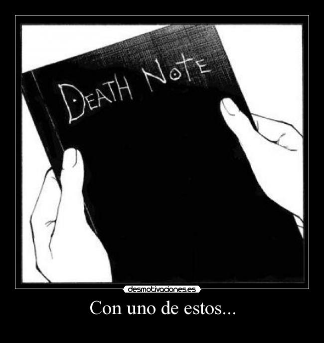 carteles death note desmotivaciones