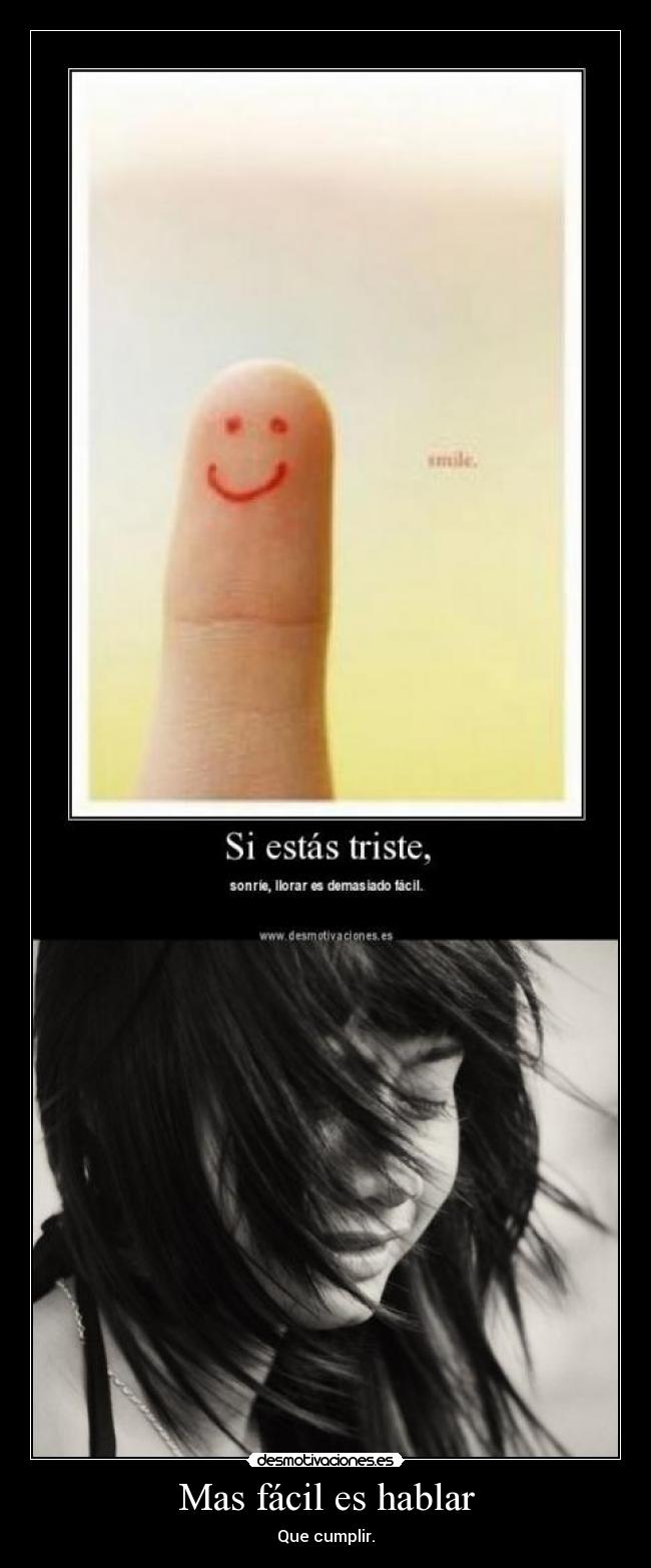 Mas fácil es hablar - 