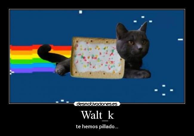Walt_k - te hemos pillado...