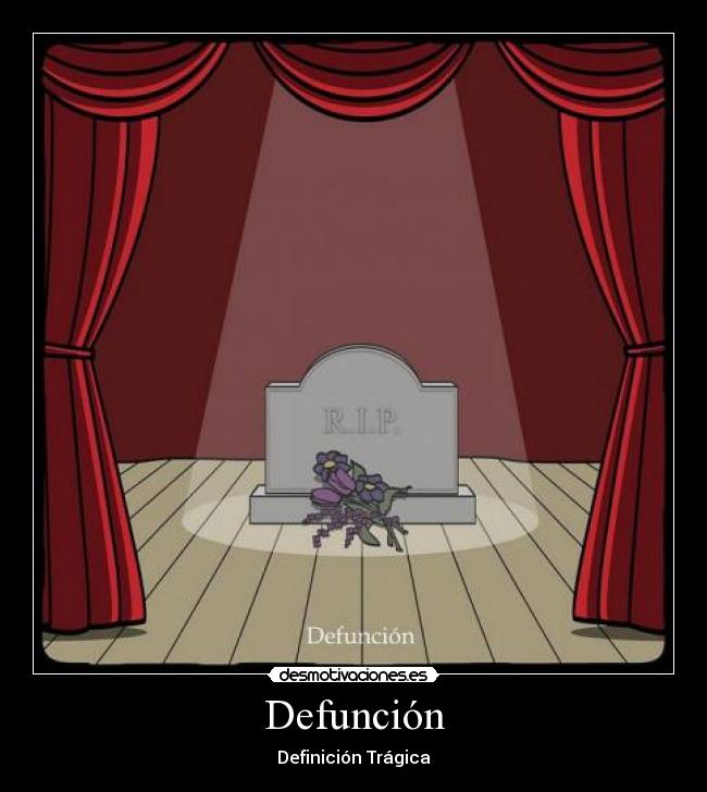 Defunción - 