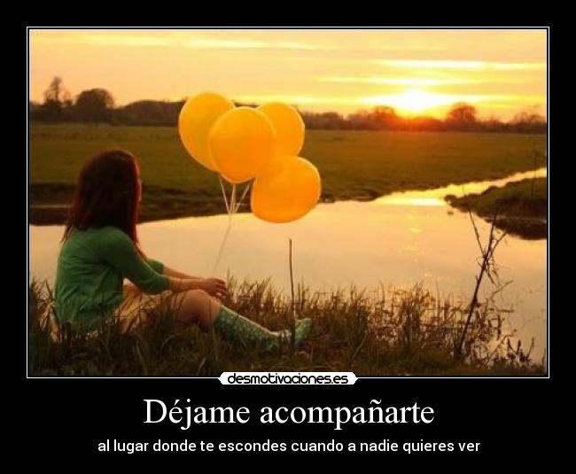 Déjame acompañarte -