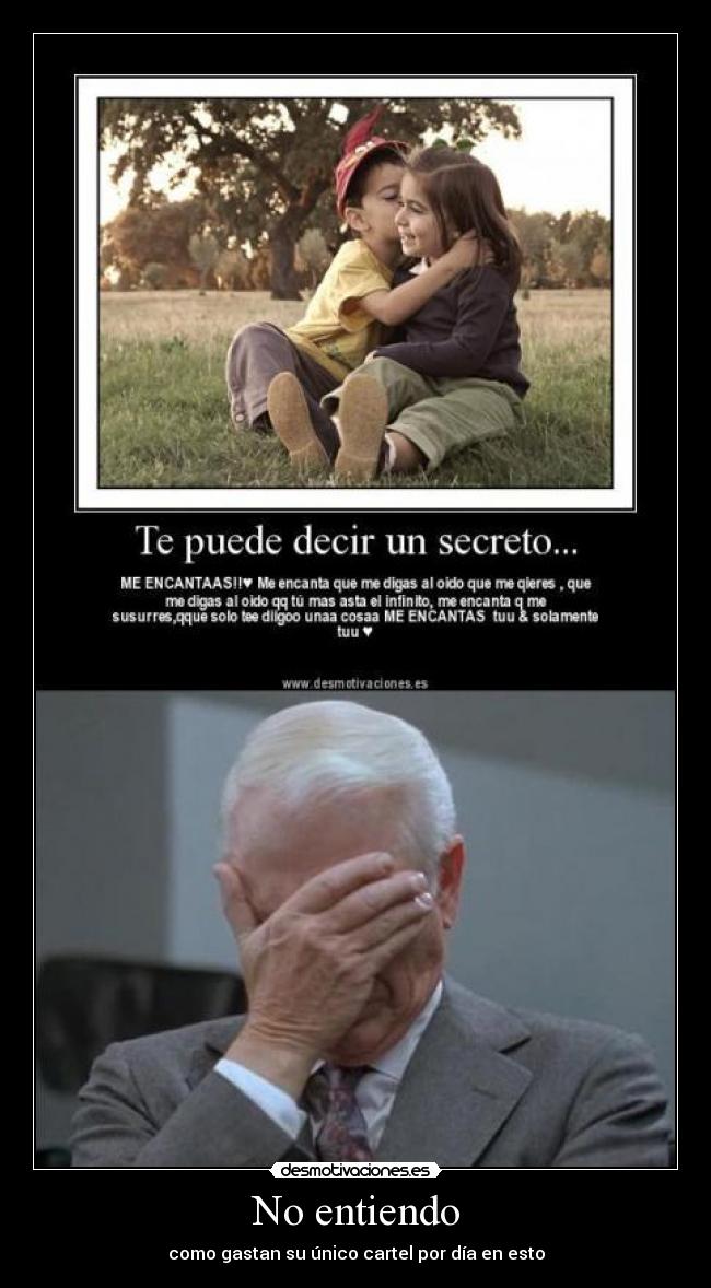 No entiendo -