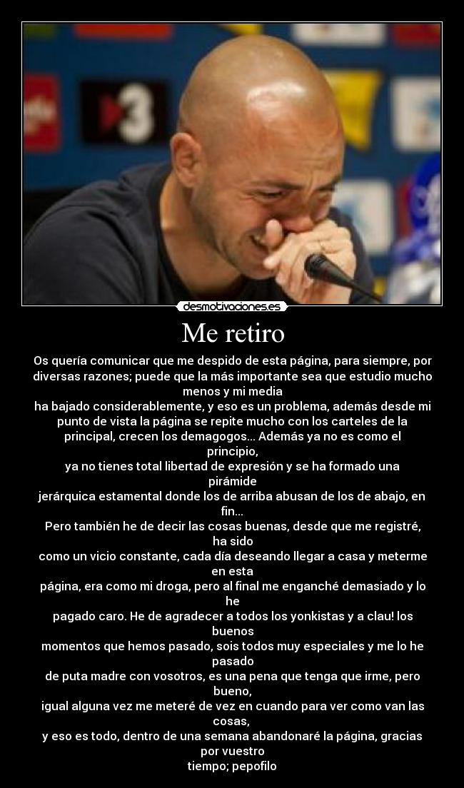 Me retiro - 