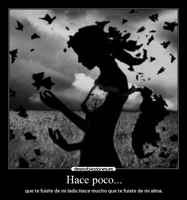 Hace poco... -