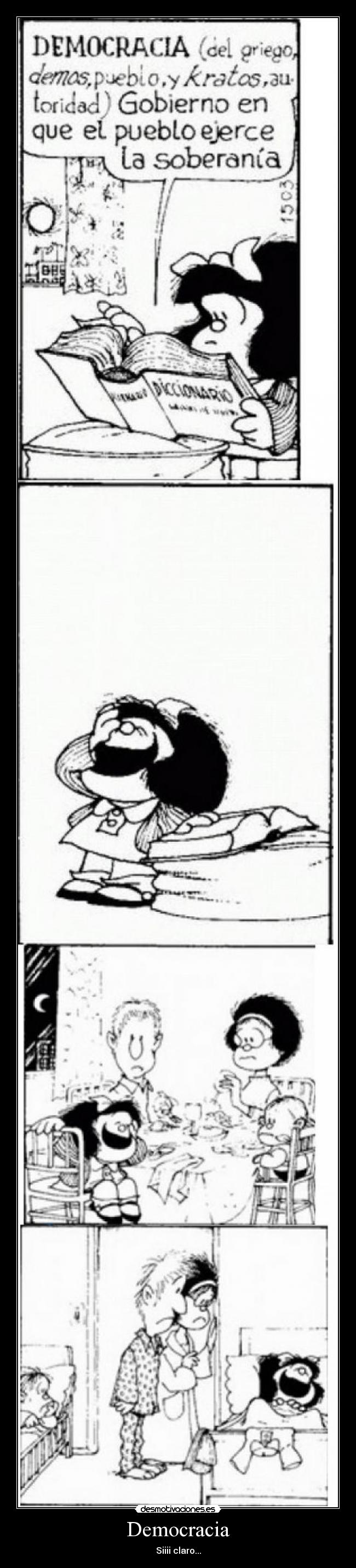 Democracia - Siiii claro...
