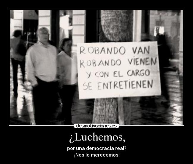 ¿Luchemos, -