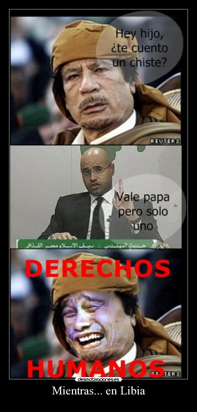 Mientras... en Libia -