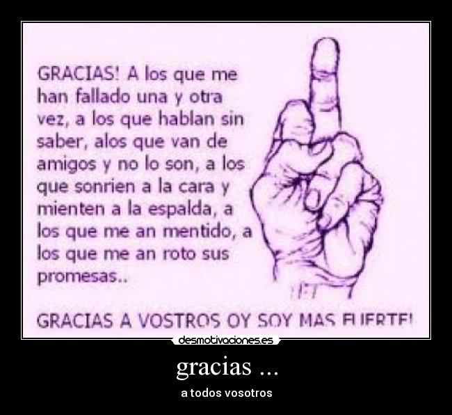 gracias ... - a todos vosotros