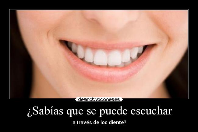 ¿Sabías que se puede escuchar - 