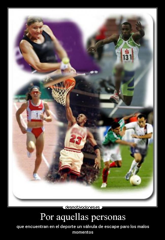 Por aquellas personas -