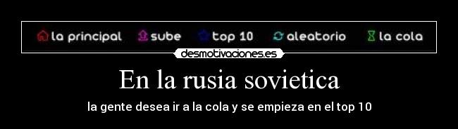 En la rusia sovietica -