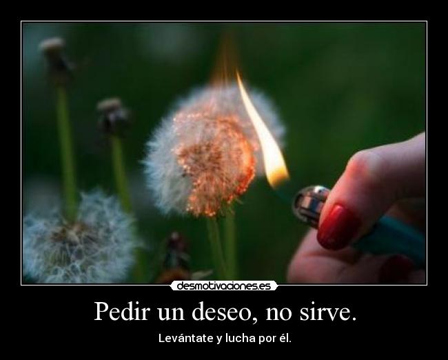 carteles deseo pedir desear luchar levantarse el desmotivaciones