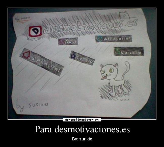 carteles primer surikio desmotivaciones