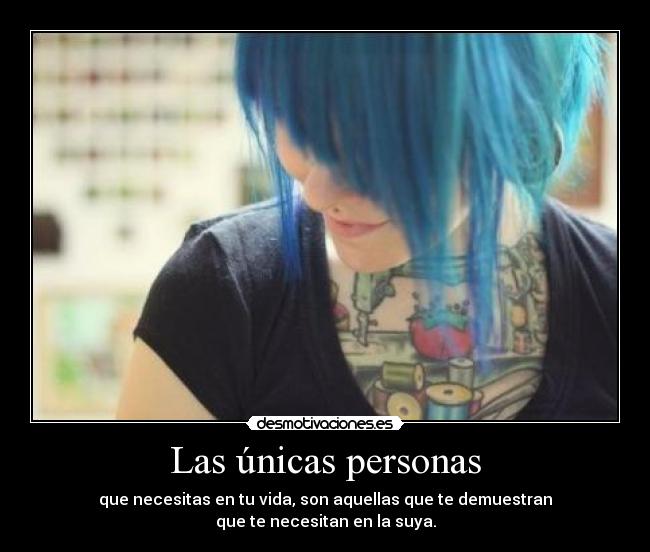 Las únicas personas -