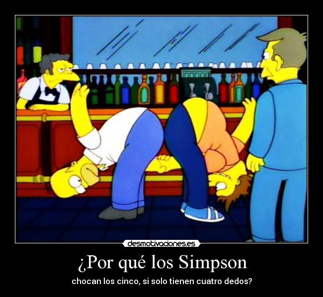 ¿Por qué los Simpson -