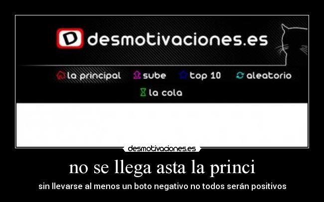 no se llega asta la princi - 