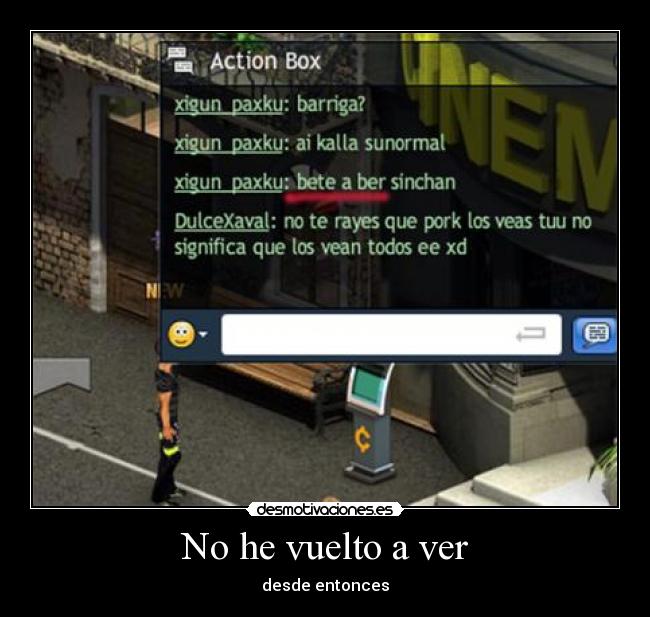 No he vuelto a ver -