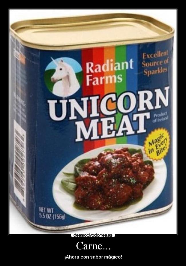 Carne... - ¡Ahora con sabor mágico!