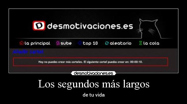 Los segundos más largos - 
