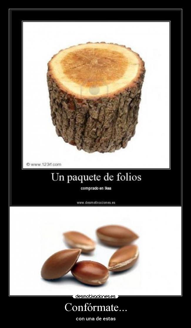 Confórmate... - con una de estas