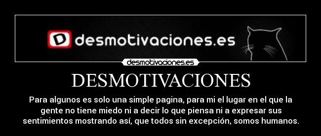 DESMOTIVACIONES -