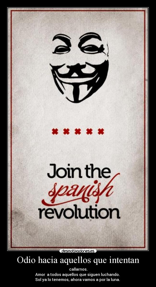Odio hacia aquellos que intentan - 