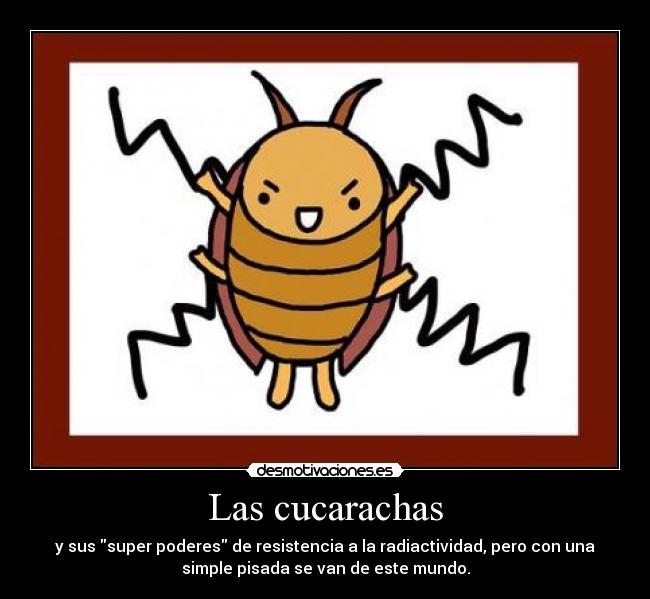 carteles las cucarachas desmotivaciones