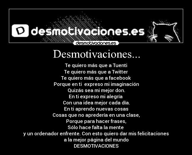 Desmotivaciones... -