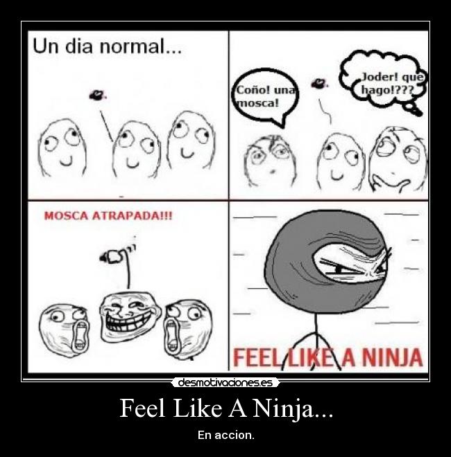 Feel Like A Ninja... - En accion.