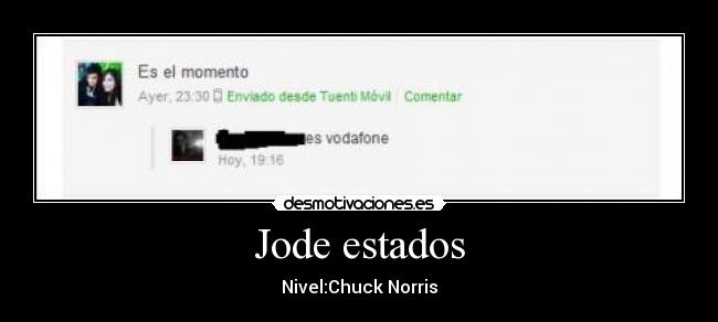 Jode estados - Nivel:Chuck Norris