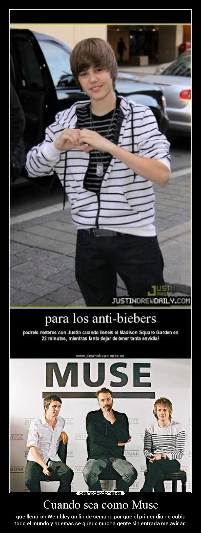 Cuando sea como Muse -