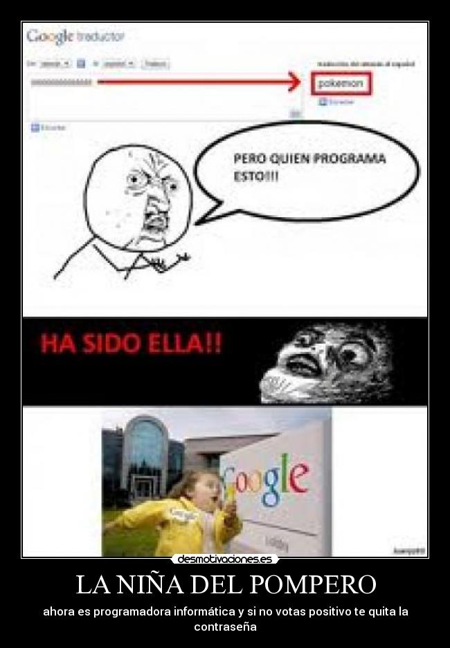 carteles nina del pompero desmotivaciones