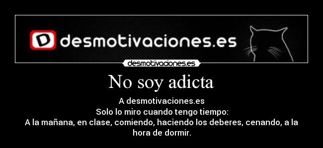 No soy adicta - 