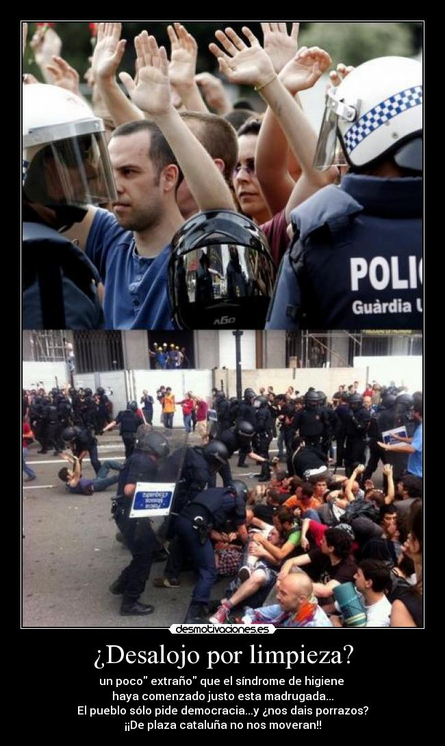 ¿Desalojo por limpieza? - 