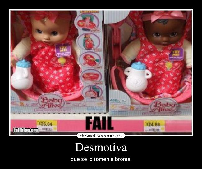 Desmotiva - que se lo tomen a broma