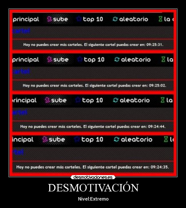 carteles desmotivacion nivel extremo desmotivaciones