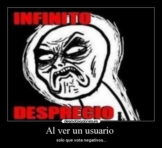 Al ver un usuario - solo que vota negativos...