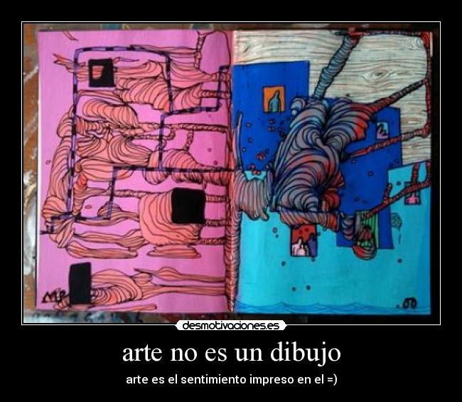 carteles arte arte dibujo desmotivaciones